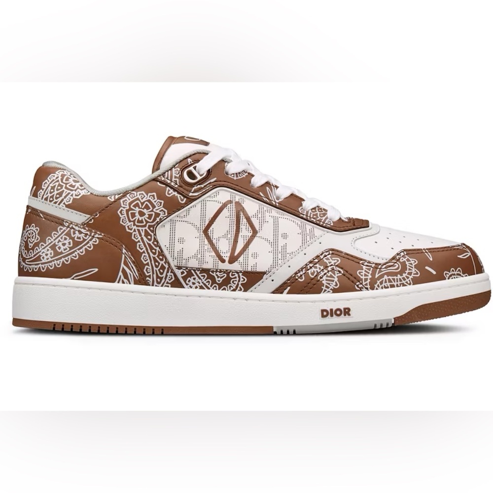 Dior Coffee White CD Paisley White Dior Oblique